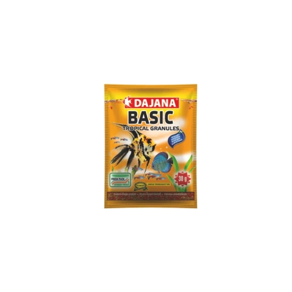 Dajana Basic Tropical Granules 80 Ml 30 Gr Skt: 05/2027 ürün görseli 1