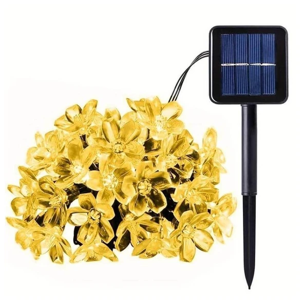 Solar 5m 50 Led Papatya Gün Işığı 8 Fonksiyonlu ürün görseli 1
