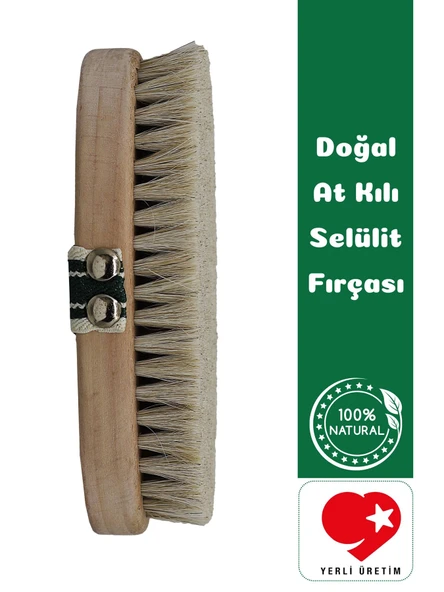Doğal At Kılı Selülit Karşıtı Fırça - Bialife ürün görseli 1