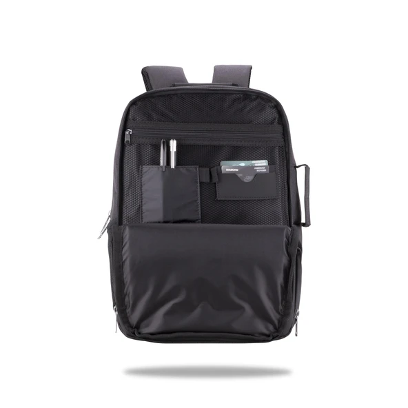 Classone BP-TX304 Combo Serisi 15,6 inch , Su Geçirmez Kumaş ve Su Geçirmez fermuar Notebook, Laptop , Macbook  Sırt Çantası -Antrasit Gri ürün görseli 1