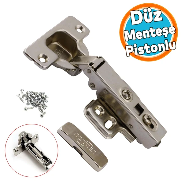 Mobilya Kapak Kapağı Mutfak Vestiyer Kiler Dolabı Metal Düz Krom Pistonlu Tas Menteşe ürün görseli 1