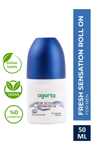 Ter Kokusu Önleyici 24 Saat Etkili Erkek Fresh Sensatıon Beyazlatıcı  Roll-On 50 Ml ürün görseli 1
