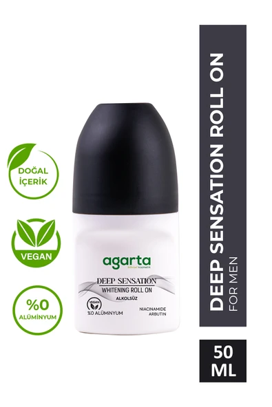 Ter Kokusu Önleyici 24 Saat Etkili Erkek Patchoulı  Deep Sensatıon Beyazlatıcı   Roll-On 50 Ml ürün görseli 1