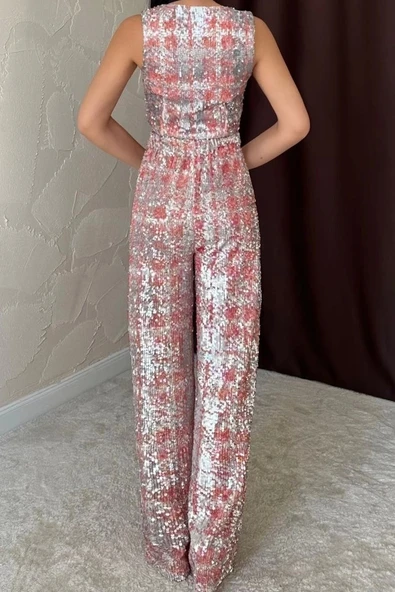 Gri Pullu Yelek Ve Pantolon Takım - Resim 4