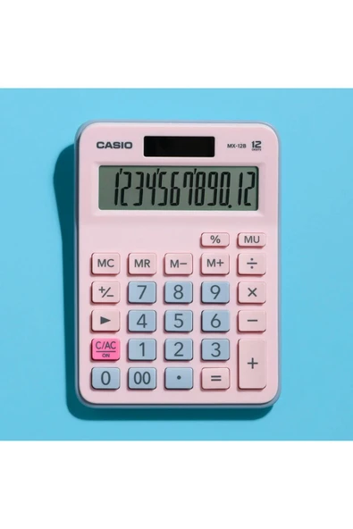 Casio Mx-12b-pklb 12 Haneli Masaüstü Hesap Makinesi ürün görseli 1