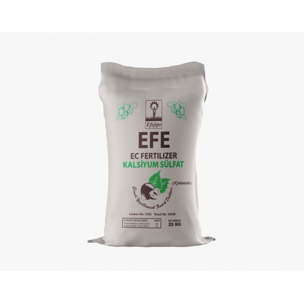 EFE KALSİYUM SÜLFAT 25 KG ürün görseli 1