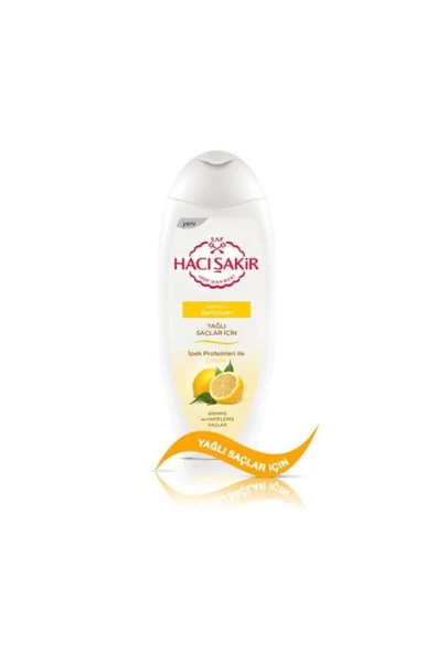 Hacı Şakir Şampuan Limon 500 ml Yağlı Saçlar Limon 2si 1 arada Kremli ürün görseli 1