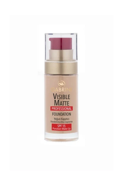 Gabrini Visible Matte Fondöten Yoğun Kapatıcı 03 - SPF 15 ürün görseli 1
