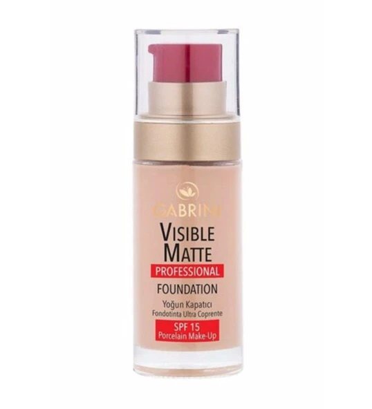 Gabrini Visible Matte Fondöten Yoğun Kapatıcı 04 - SPF 15 ürün görseli 1