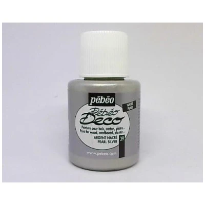Pebeo Deco Mat Tüm Yüzey Boyasi 110 Ml Gümüs Argent Nacre ürün görseli 1