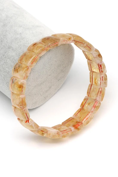 Sitrin Doğal Taş Bileklik 9 x 14 mm Özel Kesim ürün görseli 1