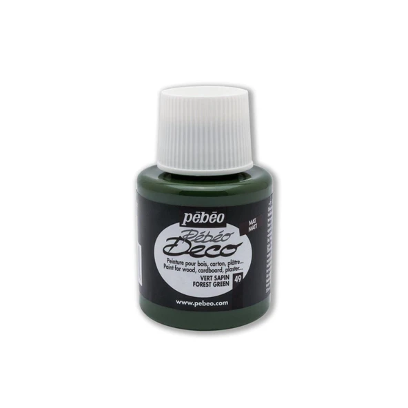 Pebeo Deco Mat Tüm Yüzey Boyasi 110 Ml 49 Vert Sapin ürün görseli 1