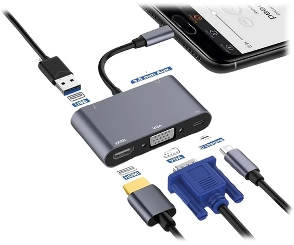 Concord BYL-2002 Type-C USB 3.0 OTG Dönüştürücü ürün görseli 1