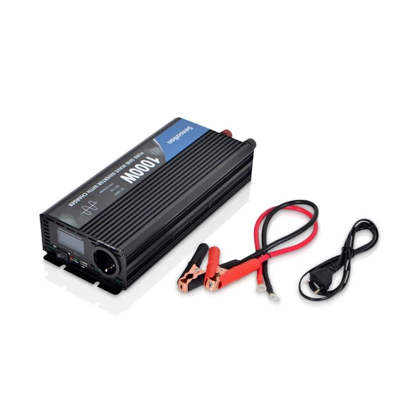 Sensation 1000W Watt 1 KW Tam Sinüs Şarjlı(15A) Ekranlı İnverter 12/220V Çevirici İnverter Dw Serisi ürün görseli 1