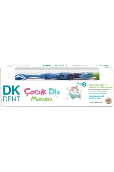 DK Dent Kids Diş Macunu 50 ml + Diş Fırçası Hediyeli ürün görseli 1