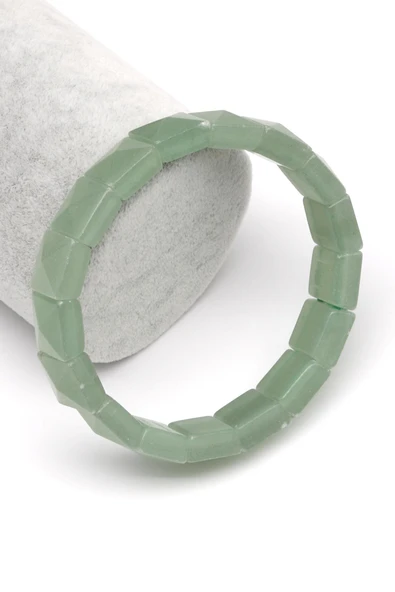 Aventurin Doğal Taş Bileklik 12 x 12 mm Özel Kesim ürün görseli 1