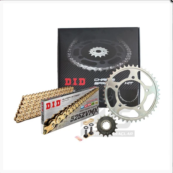Dıd Honda Cb600f Hornet Zincir Dişli Seti (2007-2013) Zvmx Zincir (Gold Renk) ürün görseli 1