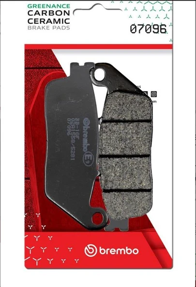 Brembo Yamaha Xmax250 (2010-2017) Karbon Seramik Ön Fren Balatası ürün görseli 1