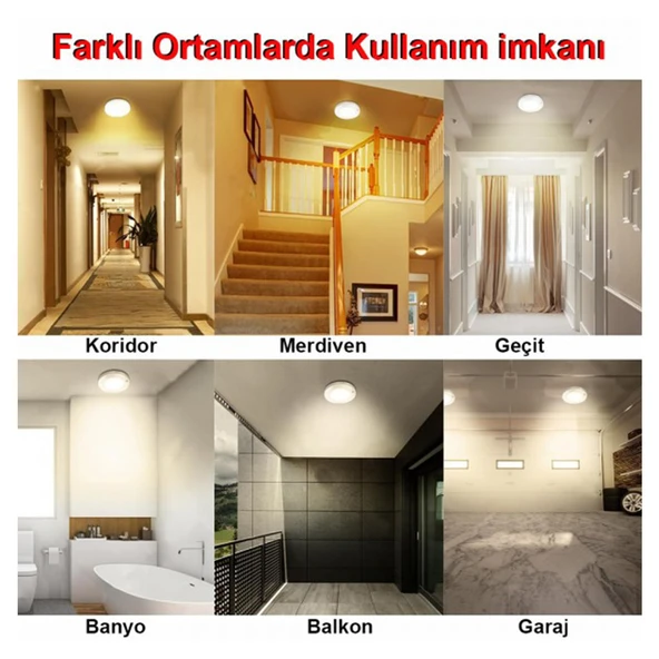Greentech Şarjlı Hareket Sensörlü Led Aydınlatma / GT-CL05 - Resim 3