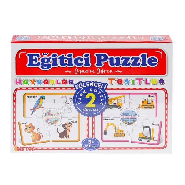 7196 ÇARK PUZZLE HAYVANLAR ürün görseli 1