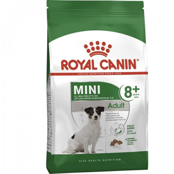 Royal Canin Mini Adult +8 Yaş Yaşlı Köpek Maması 2 kg ürün görseli 1