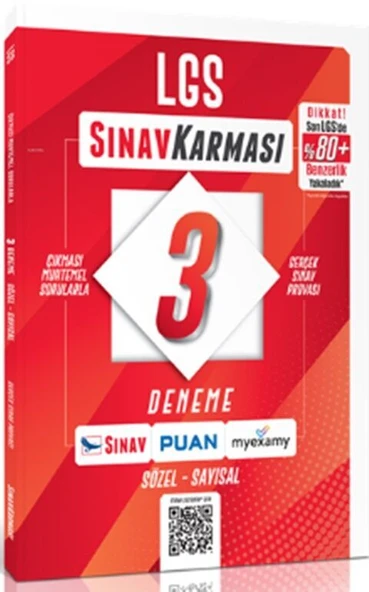 Sınav Karması 8. Sınıf LGS 3 Deneme ürün görseli 1