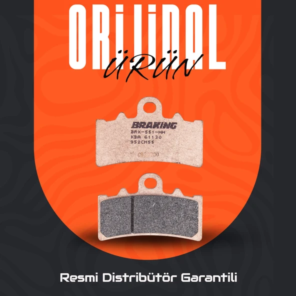 Braking Ktm Duke 125 (2011-2024) Sinterli Ön Fren Balatası ürün görseli 1