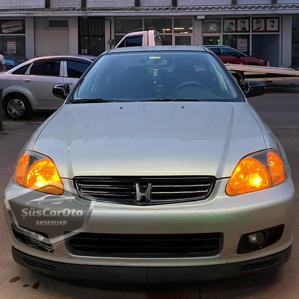 Honda Civic İES EK EJ 1996-2000 Uyumlu Üniversal V2 Laguna Lip Esnek Ön Lip 2 Parça Tampon Altı Dil Karlık Ön Ek ürün görseli 1