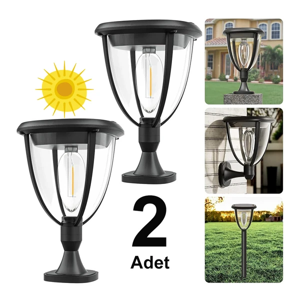 Greentech Güneş Enerjili LED Aydınlatma 2 Adet / GT-SL21 ürün görseli 1