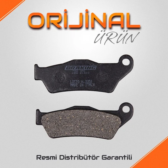 Braking Bmw R1150r (2001-2006) Yarı Metalik Arka Fren Balatası ürün görseli 1