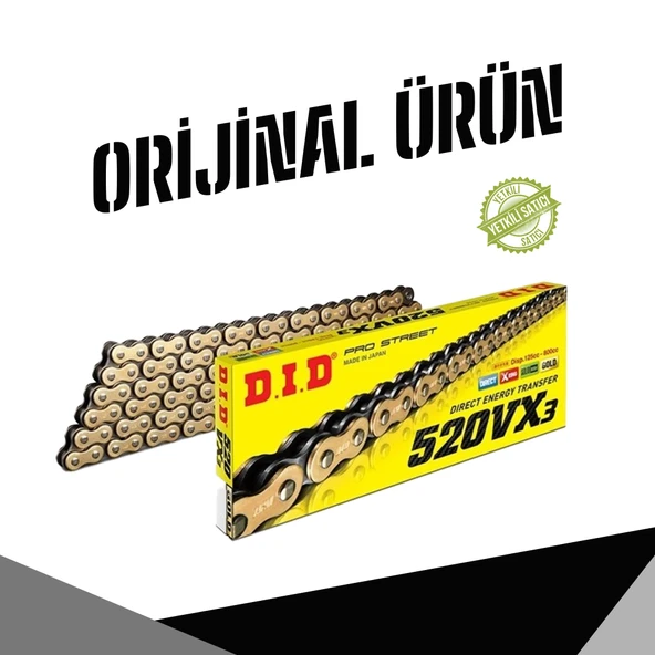 PTTAVM: Dıd Yamaha Mt-25 (2015-2024) 520-112 Bakla Vx3 X-Ring