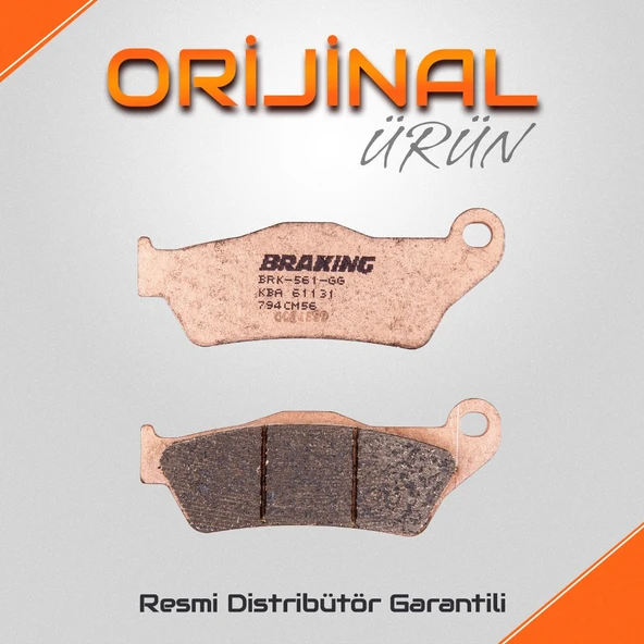 Braking Bmw R1200 Gs (2004-2012) Sinterli Arka Fren Balatası ürün görseli 1
