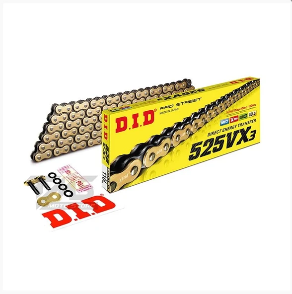 Dıd Benelli 752-S (2019-2024) 525-116 Bakla Vx3 Zincir Gold Renk ürün görseli 1