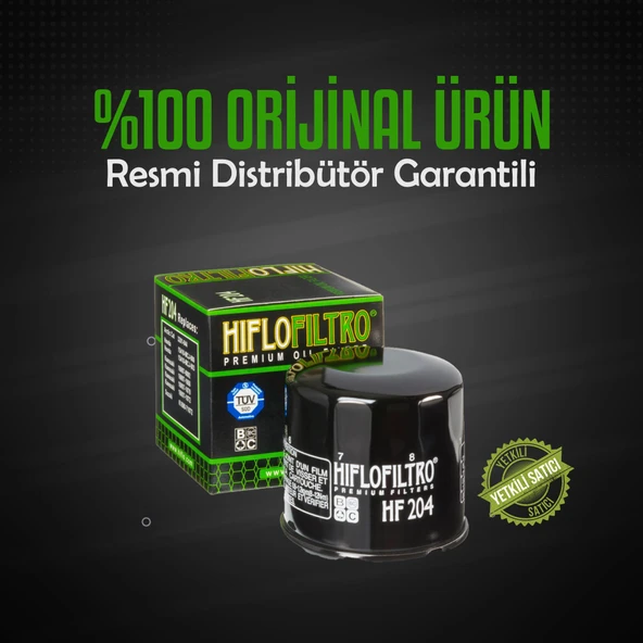 Hiflo Hf204 Yamaha Xvs 1300 (2007-2016) Yağ Filtresi. ürün görseli 1
