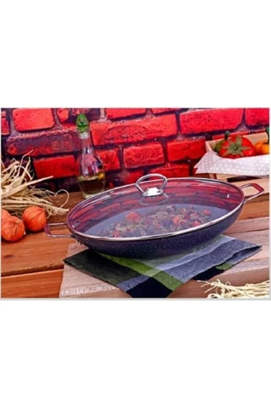 CHEFS PRO Kapaklı Kavurma Sacı 32cm ürün görseli 1