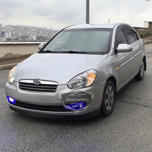 Hyundai Accent Era 2006-2012 Uyumlu Üniversal V2 Laguna Lip Esnek Ön Lip 2 Parça Tampon Altı Dil Karlık Ön Ek ürün görseli 1