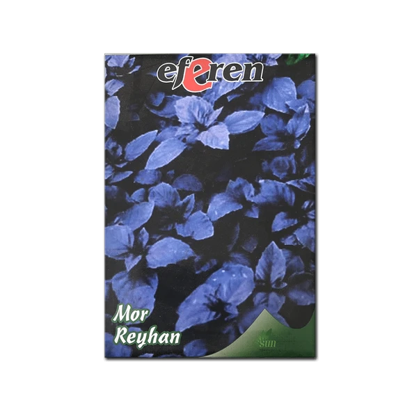 ByKurt Sunagri Mor Reyhan Tohumu - Aromatik Mor Renkli Bahçeler İçin Çekici ve Lezzetli ürün görseli 1