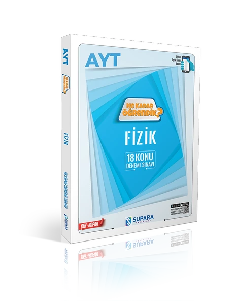 Supara AYT Fizik 12 Konu Deneme Ne Kadar Öğrendik Çek Kopar Supara Yayınları ürün görseli 1