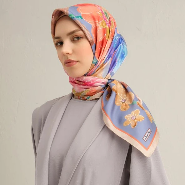 Armine E25YA9318D02 07 Dj Saf İpek Eşarp 9318D (T) ürün görseli 1
