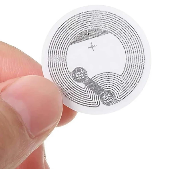 13.56Mhz Nfc Rfid Etiket  Manyetik Proximity Göstergeç 13.56 Mhz Güvenlik Kapı Geçiş Ürün Depo Personel Takip Akıllı Reklam ISO14443A ürün görseli 1