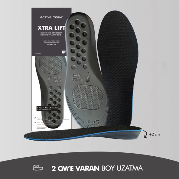 BU02 - 2 Cm Boy Uzatıcı | Gizli Topuk Yükseltici, Yastıklamalı Boy Uzatma Iç Tabanlık ürün görseli 1