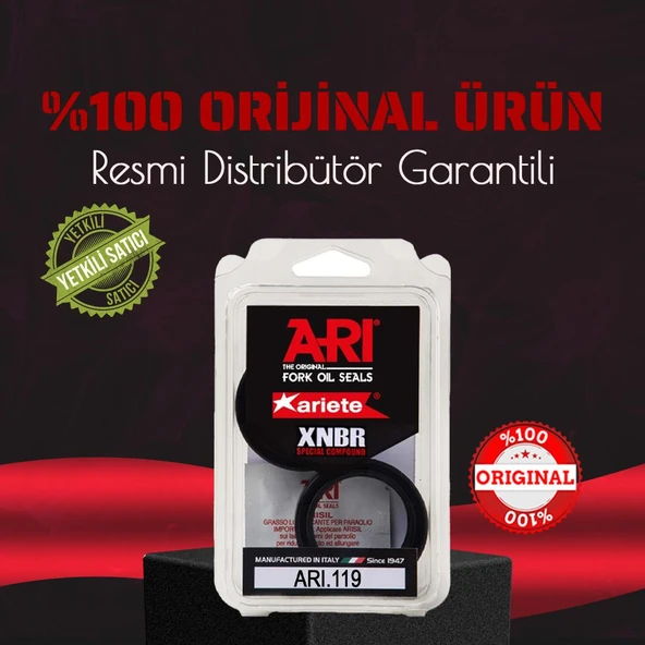 Ariete Aprilia Mana 850 (2008-2016) Ön Amortisör Toz Keçesi 43x54,4x4,6/14 ürün görseli 1