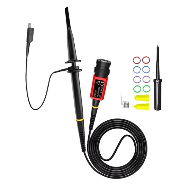 P4100 Yüksek Gerilim Osiloskop Probu  100MHz 100:1 Zayıflatma 2000 Volt 3.5ns Bnc 1 Metre Kablo Skop Rigol Owon ürün görseli 1