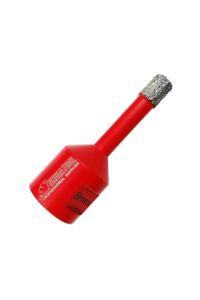 SHDIATOOL Vakum Lehimli Elmas Çekirdekli 8mm Matkap Ucu Porselen Karo Mermer Taş Duvar Delik Için M14 Bağlantı ürün görseli 1