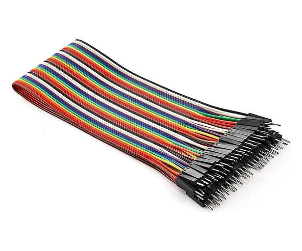 30cm 40 Pin Erkek Erkek Dupont Kablo  Ayrılabilir 2.54mm 10Renk Breadboard Atlama Kablosu Jumper Test Prototip Deneme Devre Bağlantı Tel ürün görseli 1