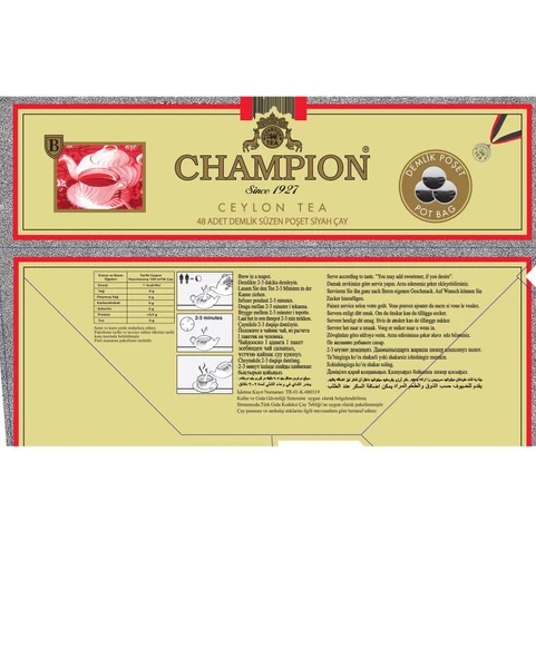 Champion Demlik Poşet 48 Adet - Resim 5