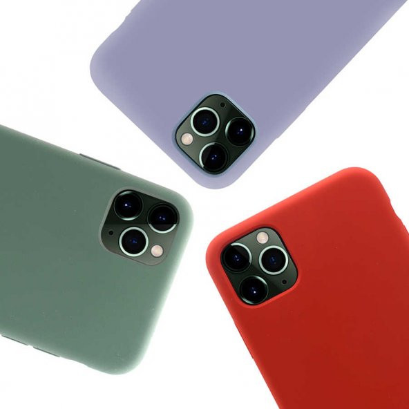 Apple iPhone 11 Pro Max Kılıf Zore Silk Silikon - Resim 3