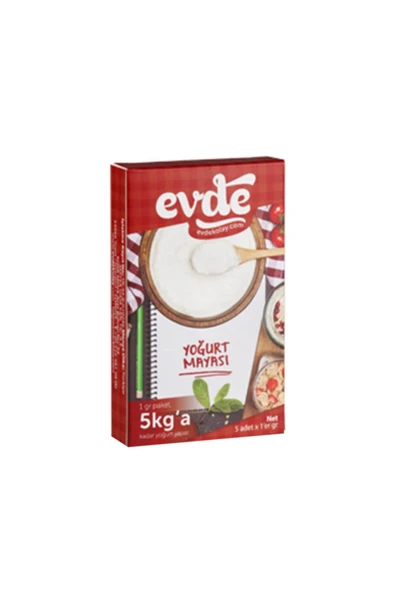 EVDE Yoğurt Mayası 1 gr 5 Paket (HELAL BELGELİ) ürün görseli 1