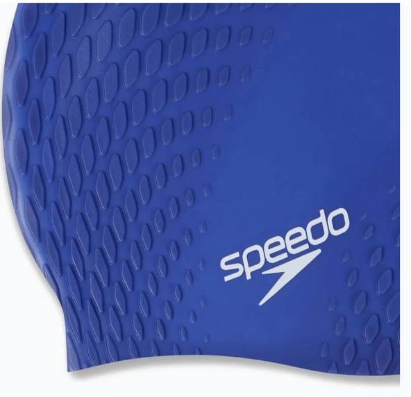 Speedo Bubble Active+ Hapuna Mavi Yüzme Bonesi 8-1395417921 - Resim 3