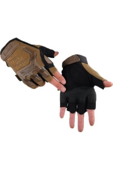 Mechanix Yarım Parmak Eldiven- Taktik Destekli Kadın&Erkek unisex Eldiven ürün görseli 1